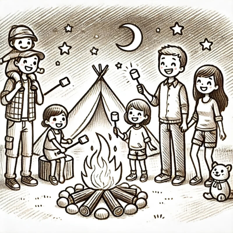 Family Campfire Moments