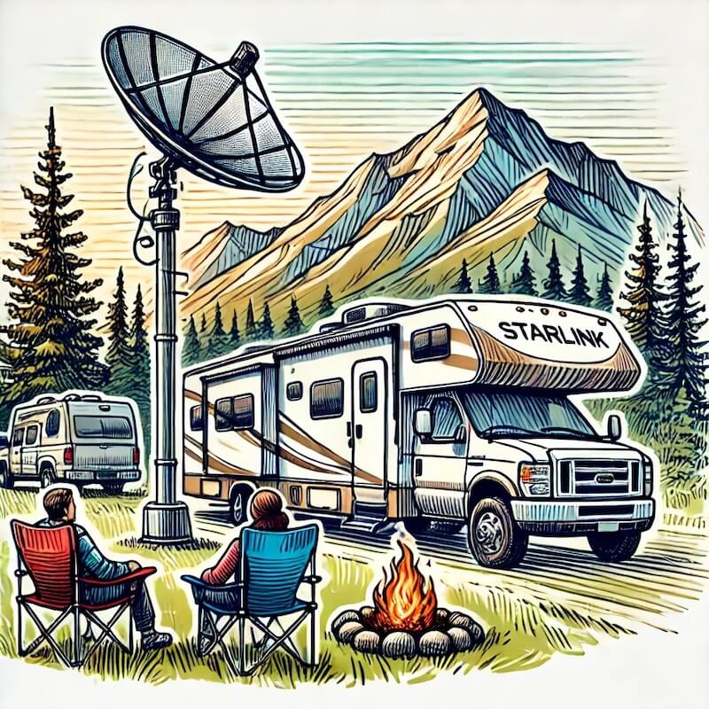 starlink-rv-pole-kit-installation-scenic-sketch